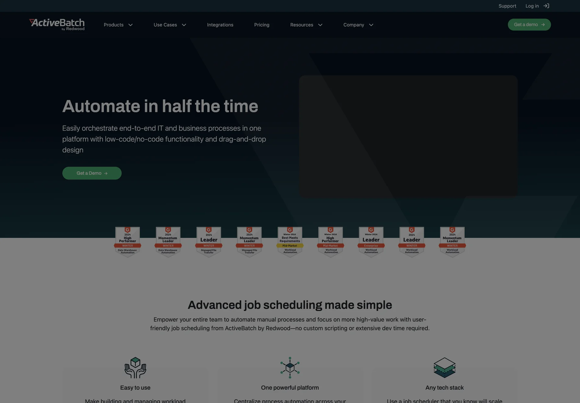 ActiveBatch: Simplifying Workload Automation and Job Scheduling