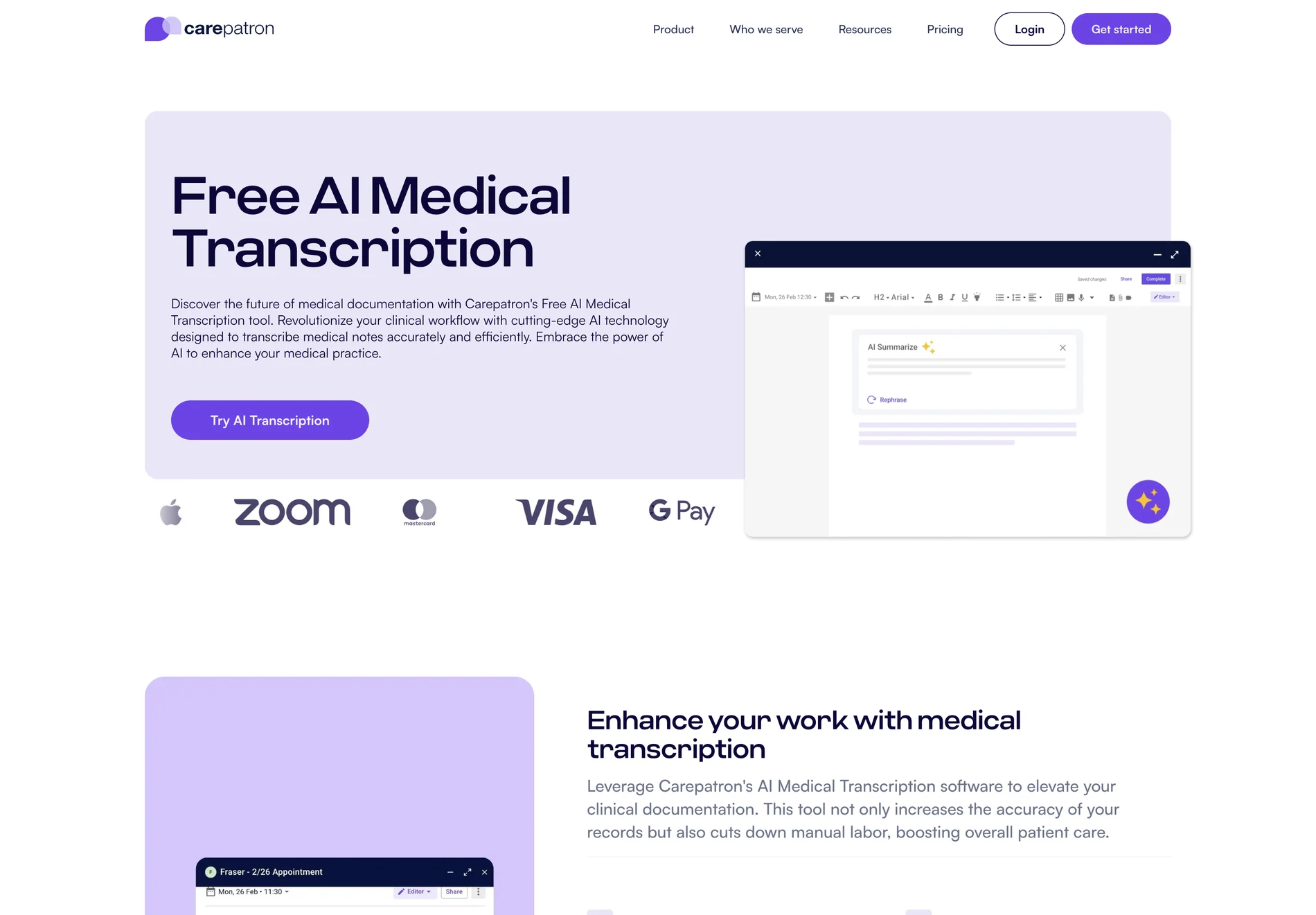 Free AI Medical Transcription: Streamline Your Medical Documentation with Carepatron