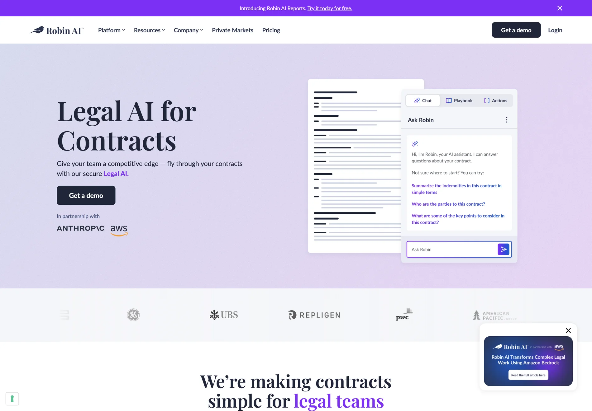 Robin AI: Accelerate Contract Review by 80% with Legal AI