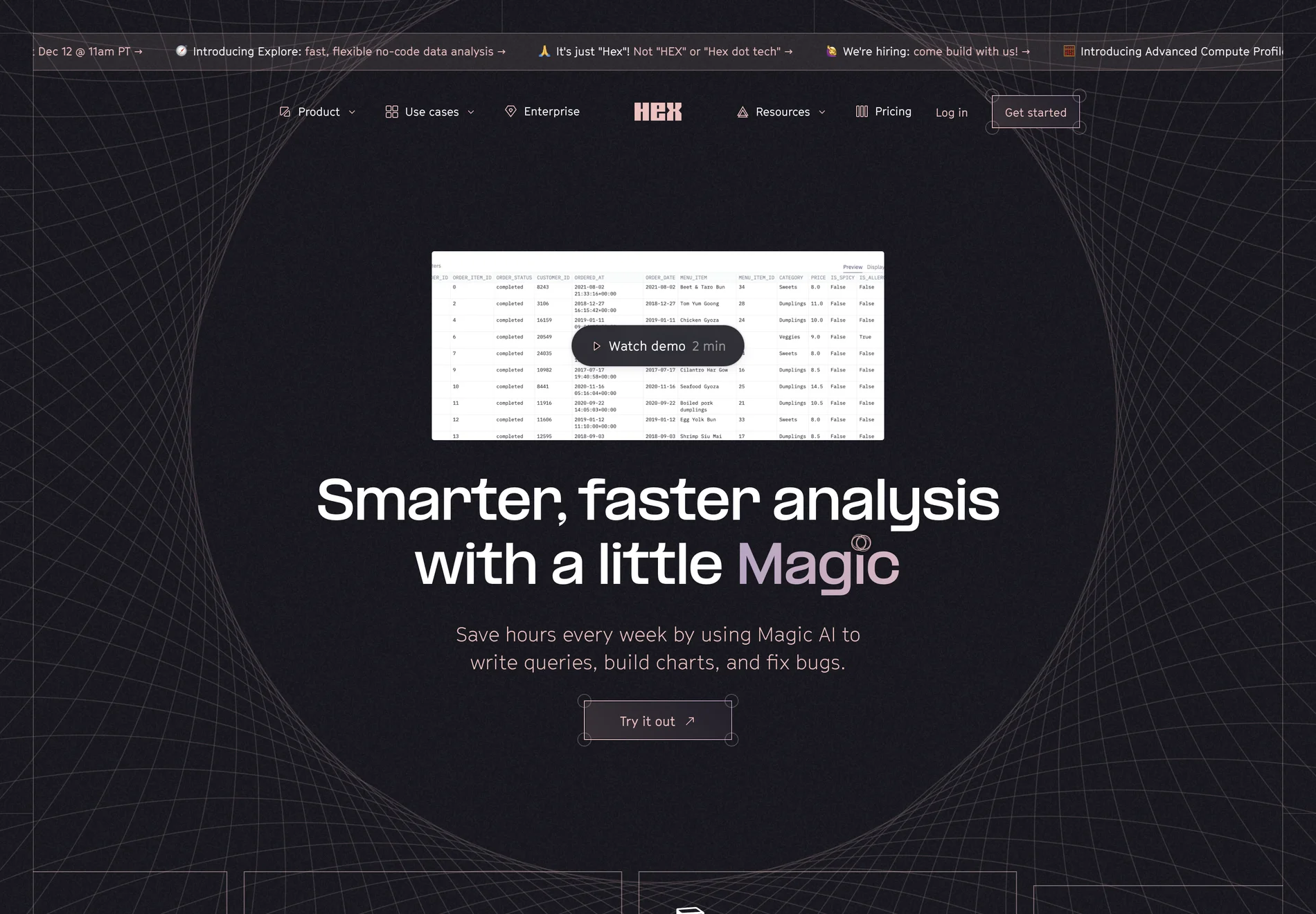 Hex Magic | Smarter, Faster Analysis with AI Assistance