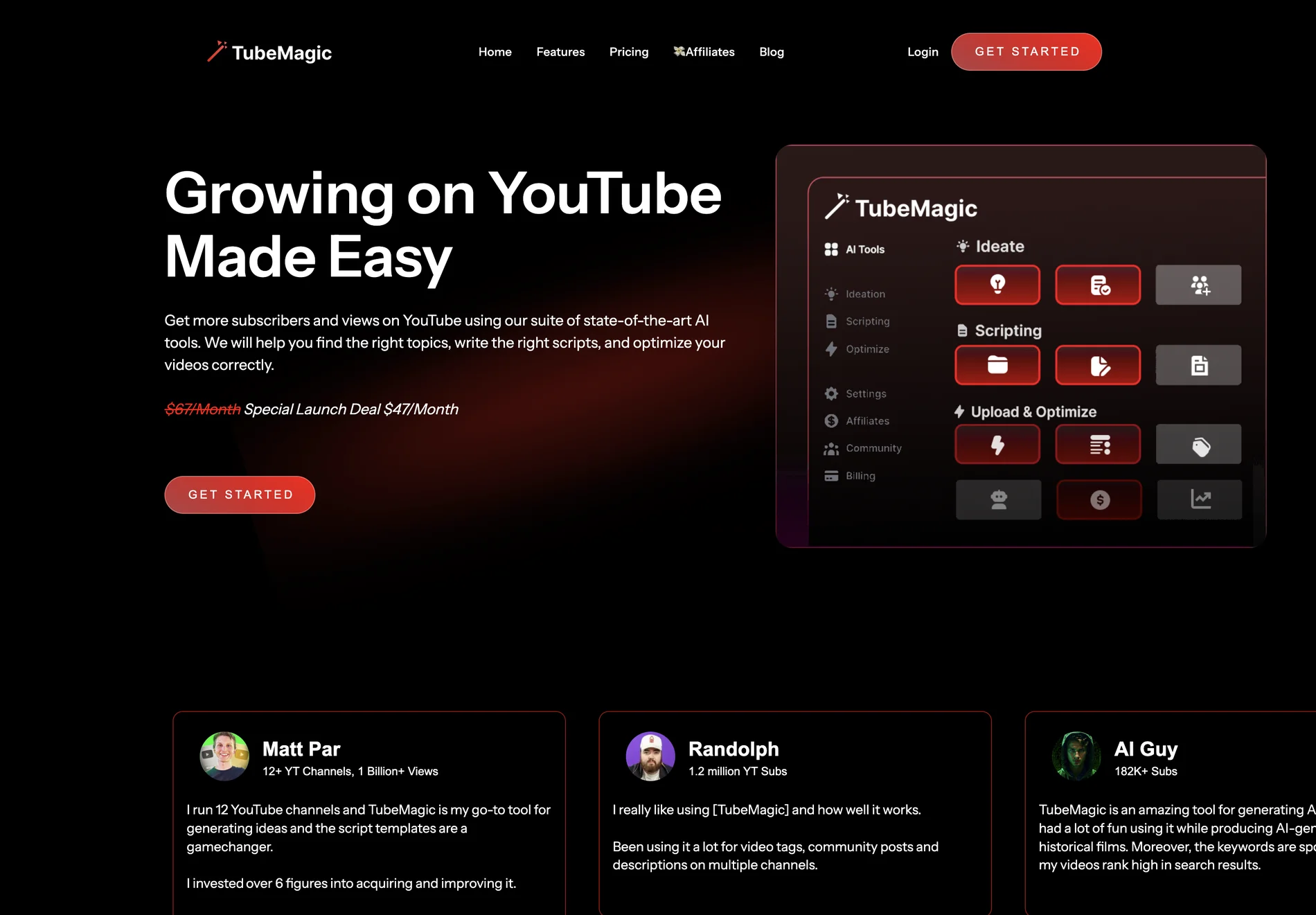 TubeMagic: AI Tools to Boost Your YouTube Channel