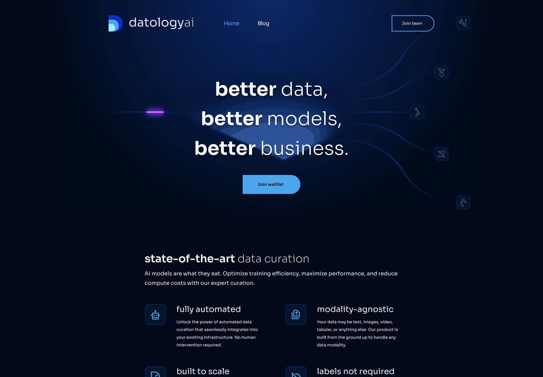 DatologyAI: Automated Data Curation for Optimized AI Model Training