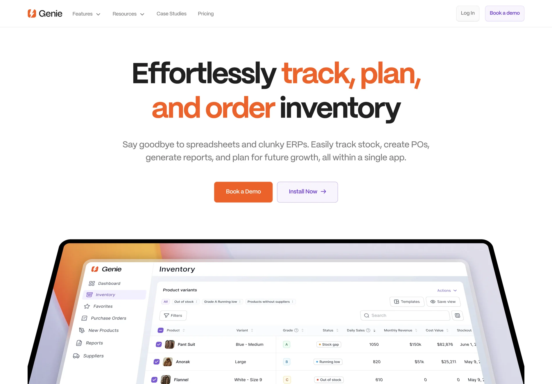 Genie: Revolutionizing Inventory Management for Shopify Brands