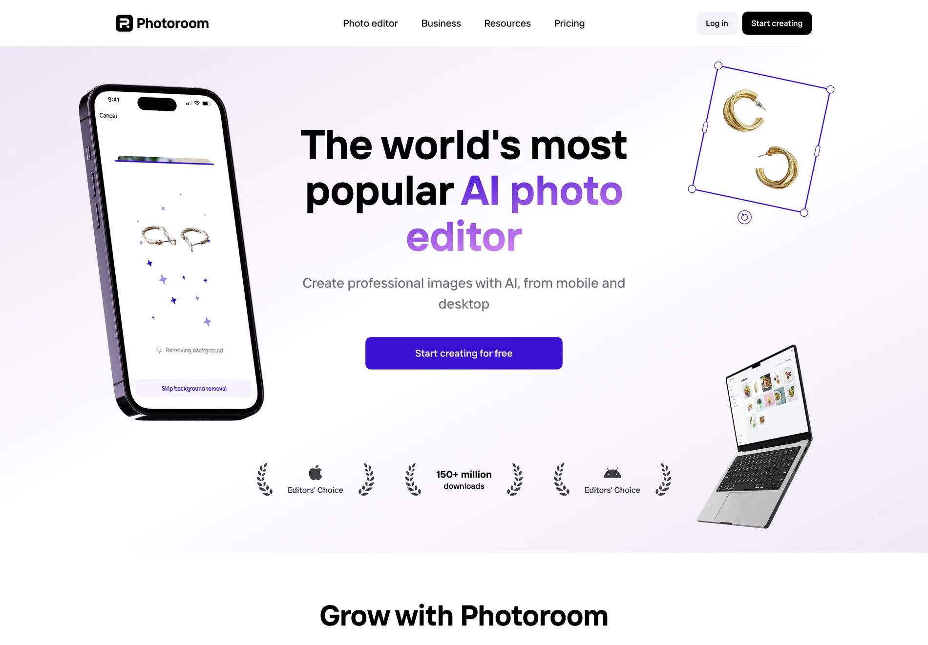 AI Photo Editor: Remove Background & Create Product Pics | Photoroom