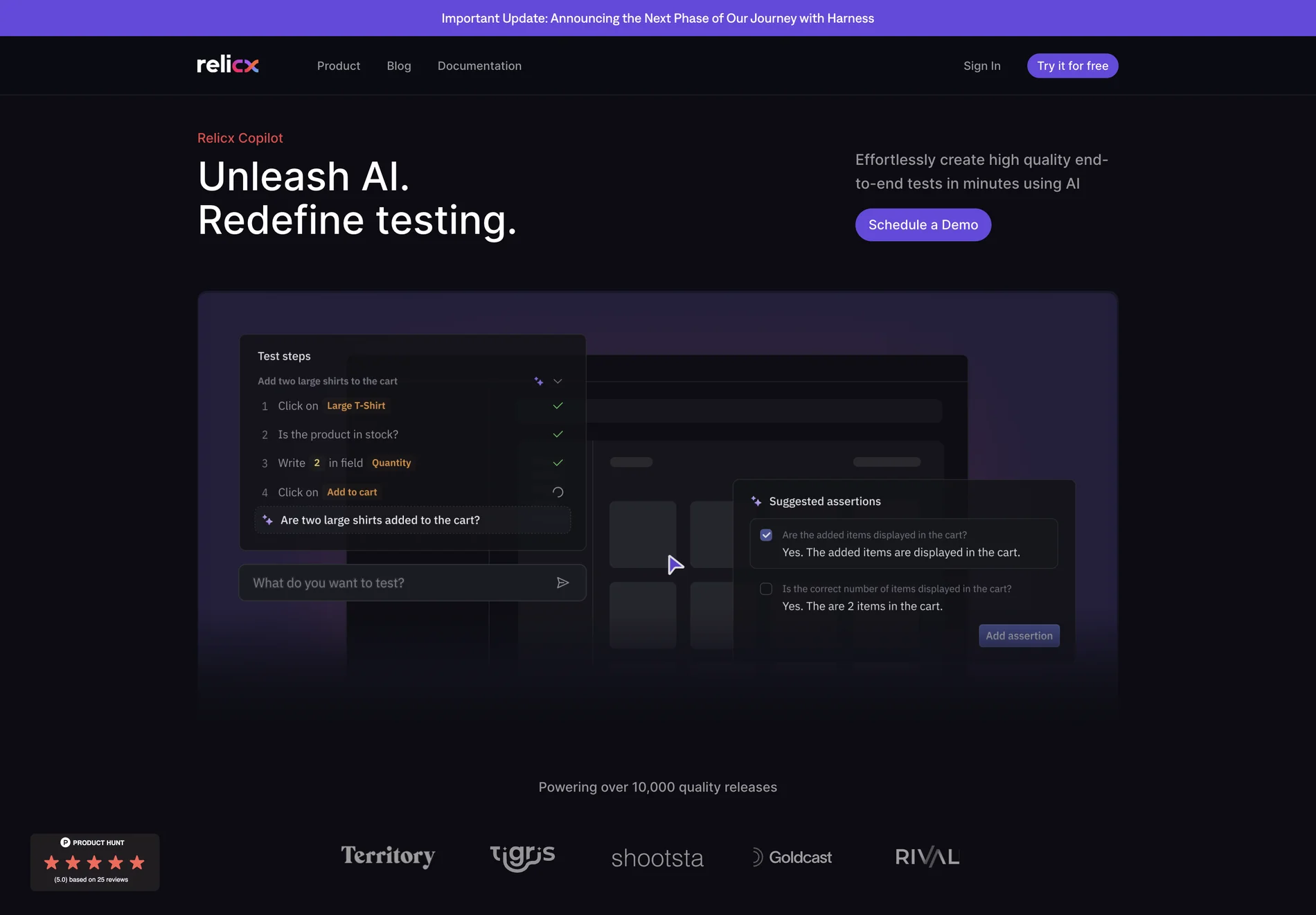 Relicx Copilot: AI-Powered Software Testing Redefined