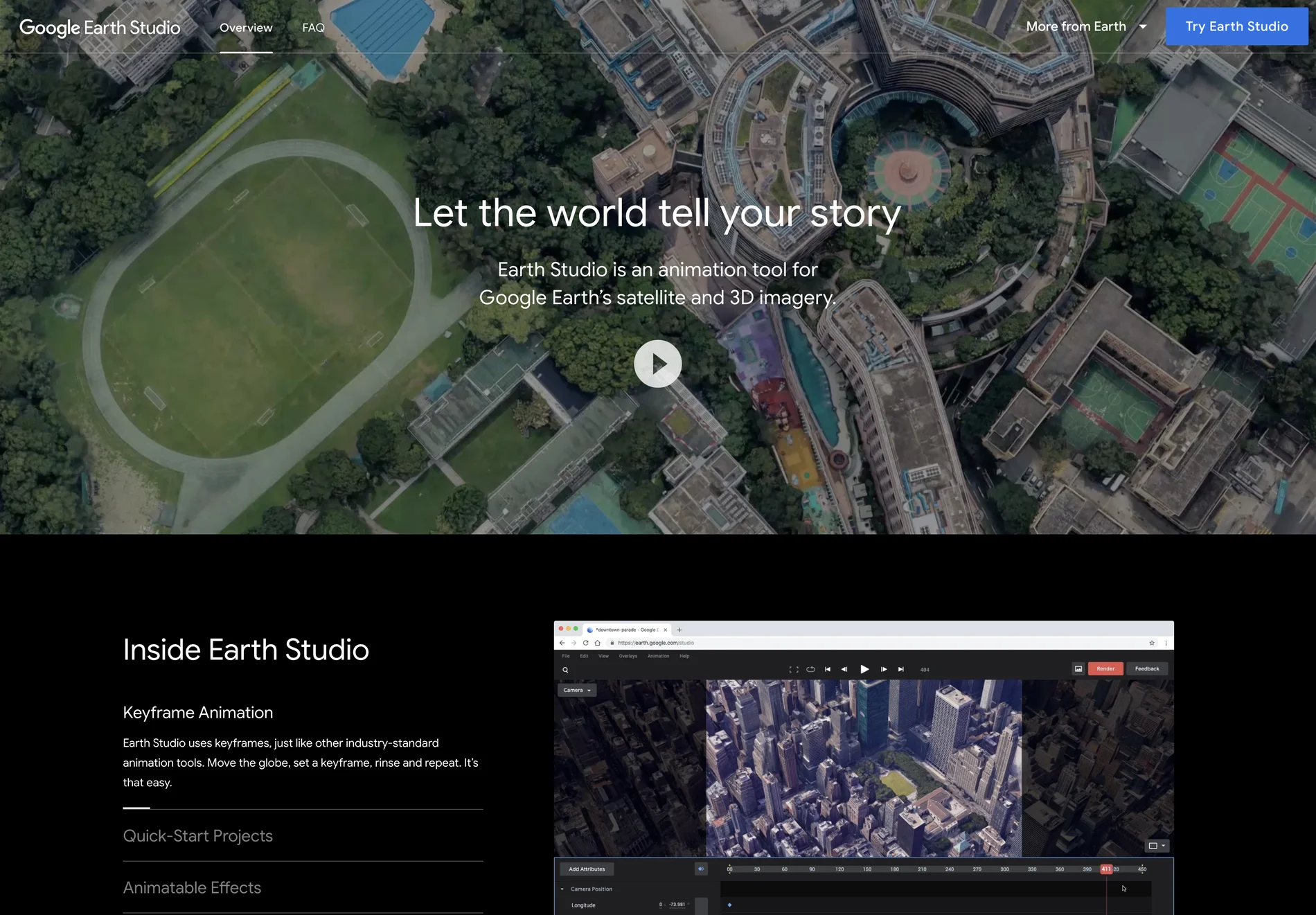 Google Earth Studio: Create Stunning Animations with Google Earth’s Imagery