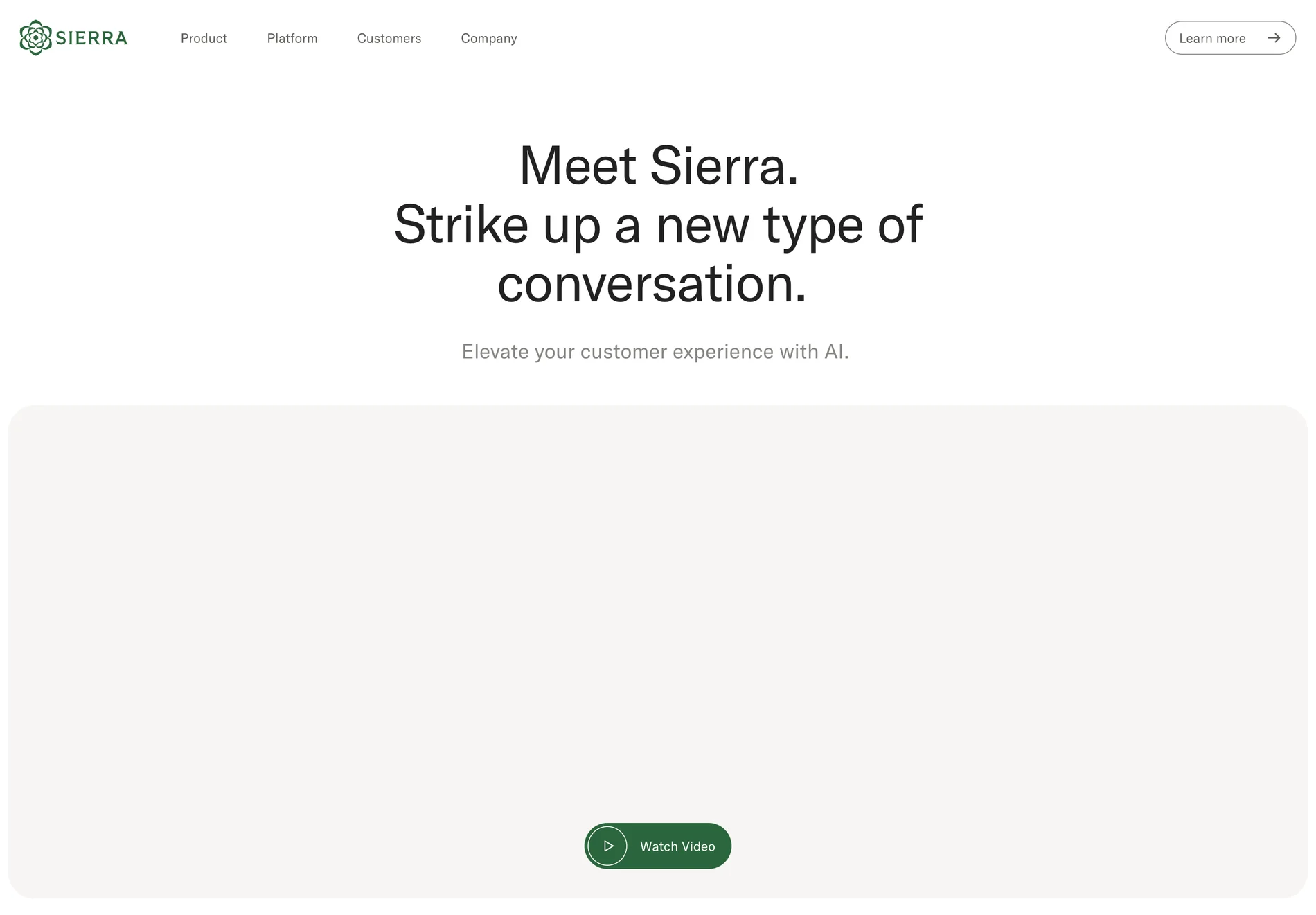 Sierra - Elevate Customer Experience with Conversational AI