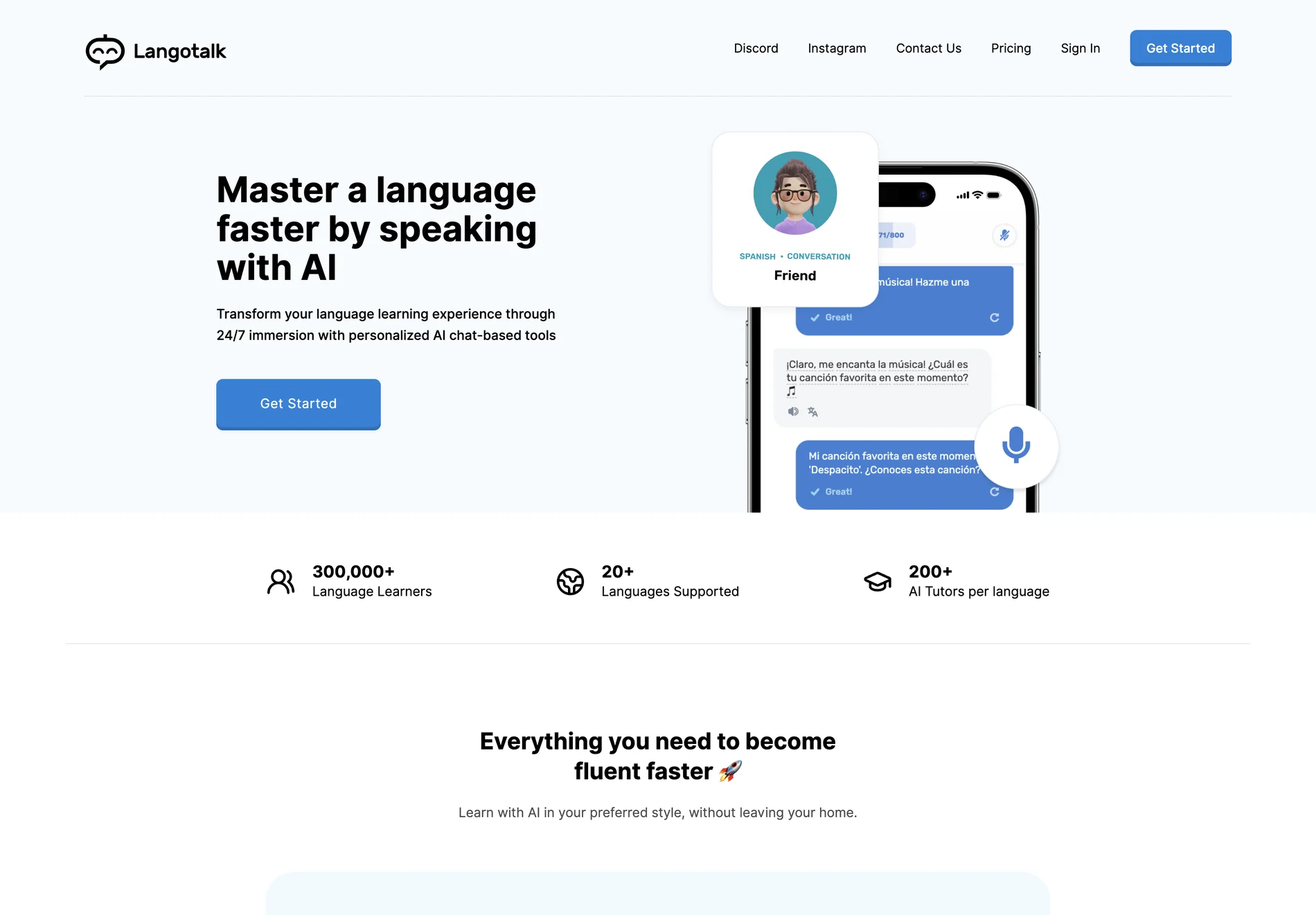 Langotalk: Learn Languages 6x Faster with AI