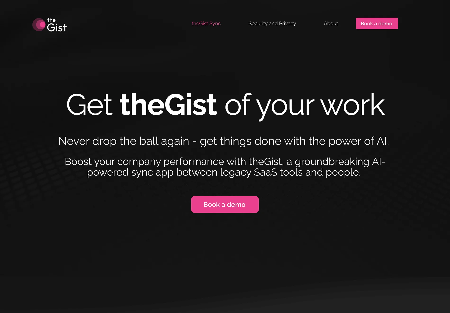 theGist: Unified AI Workspace to Supercharge Your Enterprise