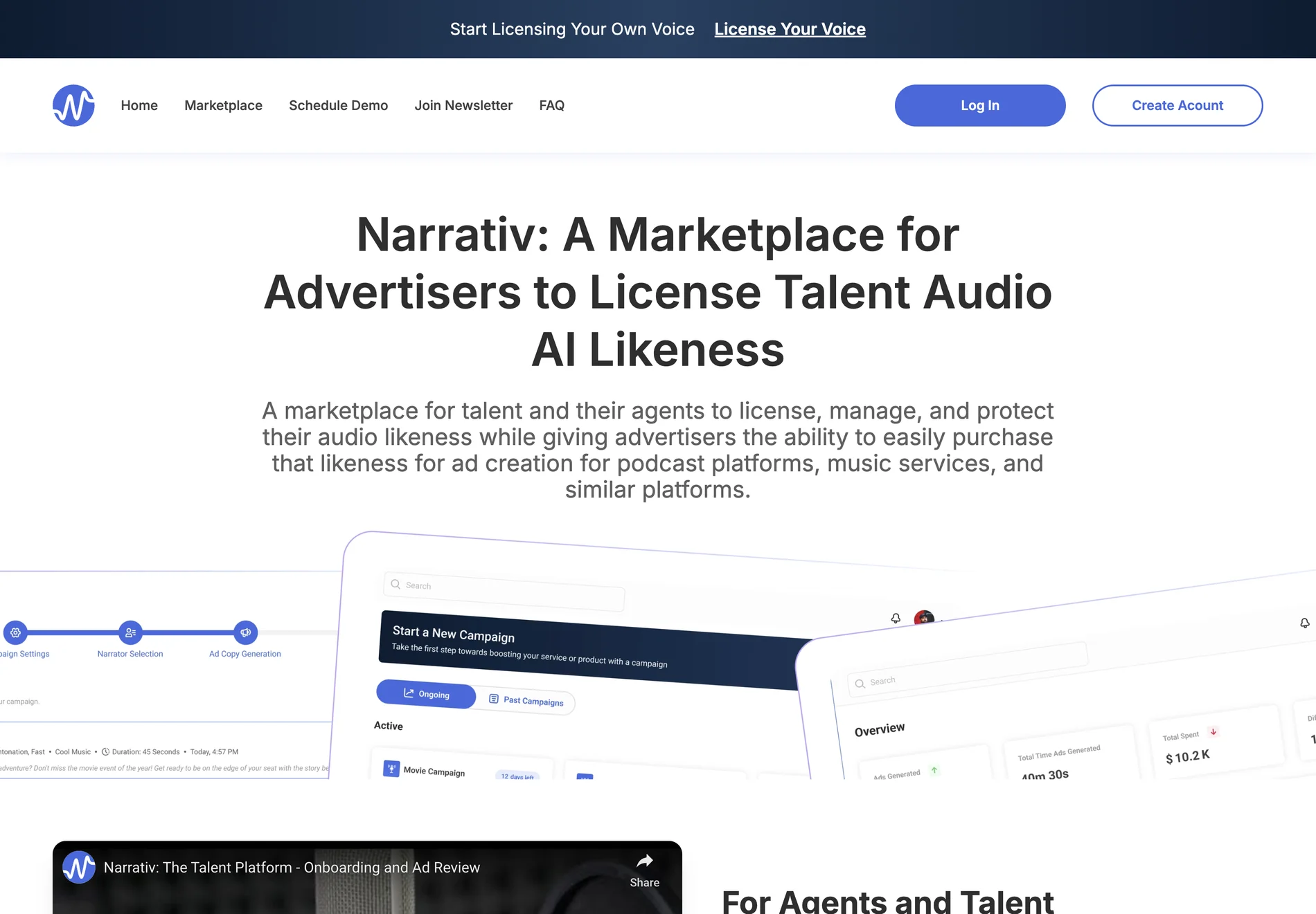 Narrativ: AI-Powered Marketplace for Audio Licensing and Ad Creation