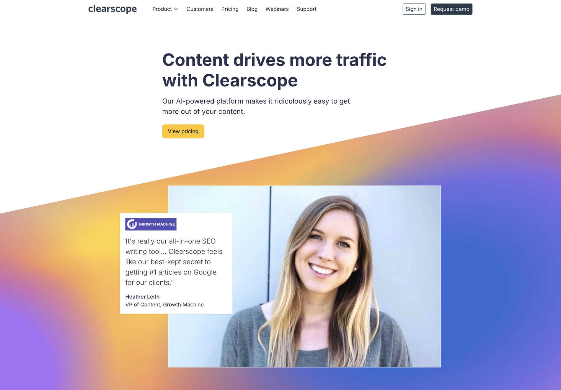 Clearscope: The #1 Content-First SEO Platform