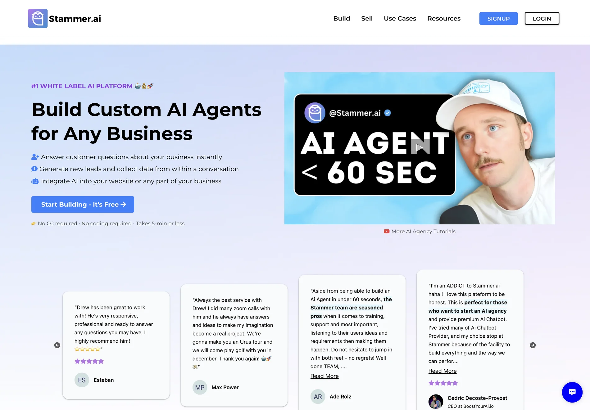 Stammer AI: Build Custom AI Agents for Instant Customer Support and Lead Generation