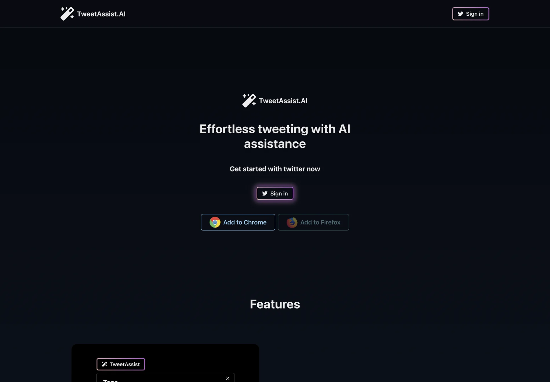 TweetAssist.AI: Effortless Tweeting with AI Assistance