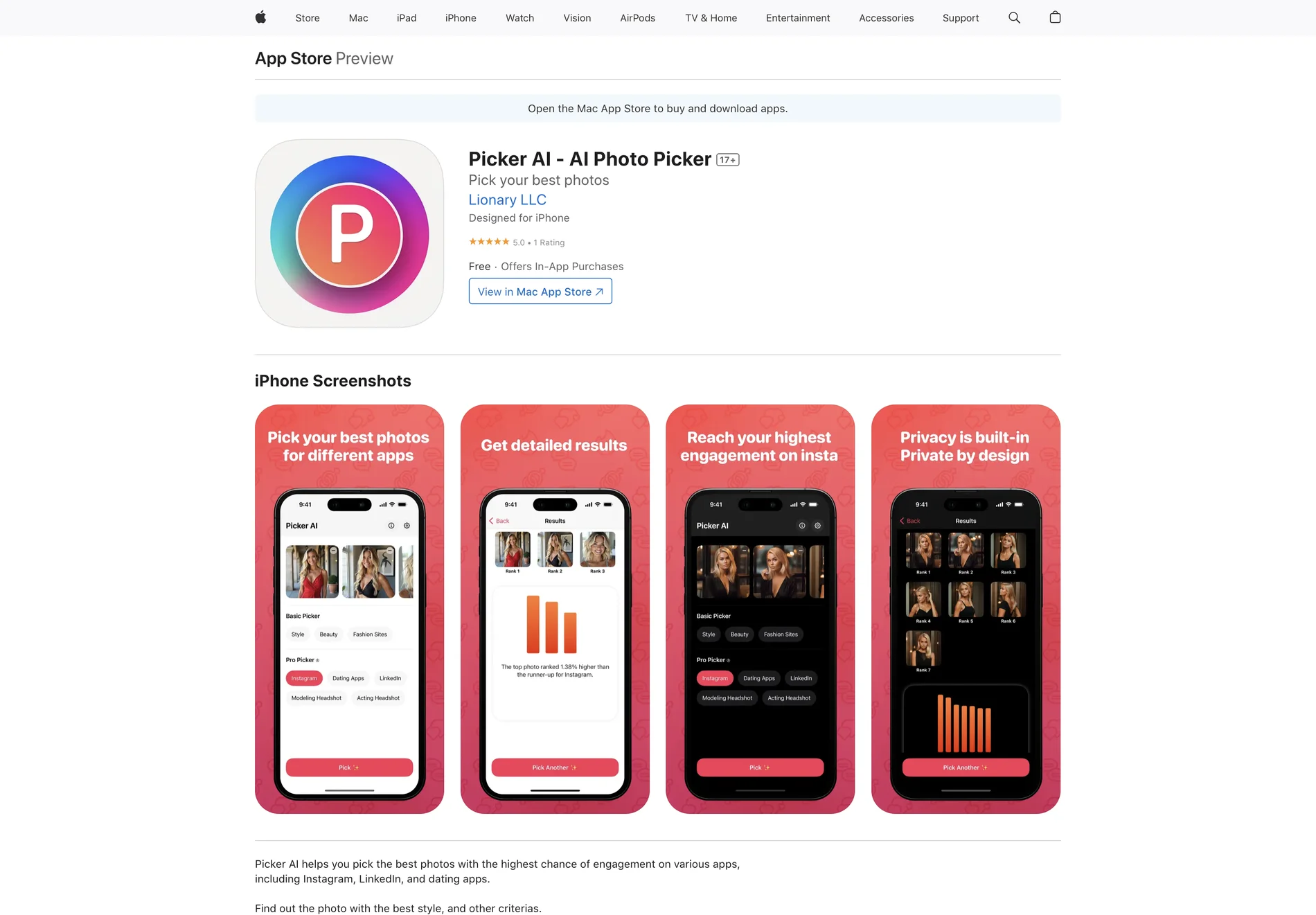 Picker AI: AI-Powered Photo Selection for Maximum Engagement