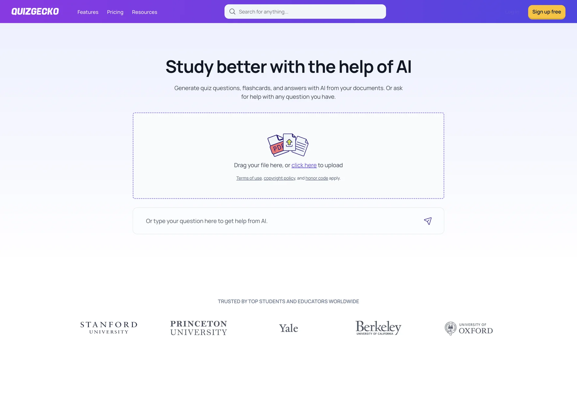 Quizgecko: AI-Powered Study Tools for Smarter Learning