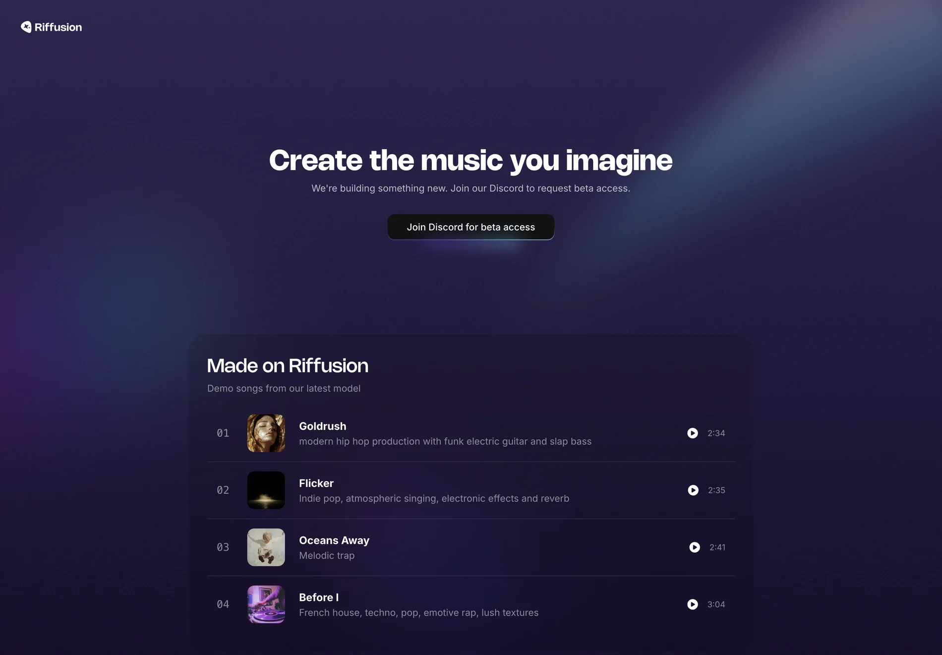 Riffusion: AI-Powered Music Creation Tool