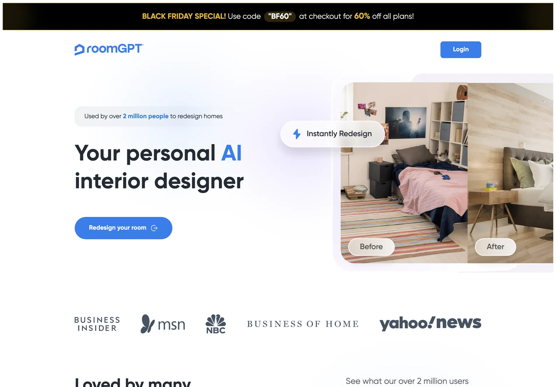 RoomGPT: Your Personal AI Interior Designer for Effortless Home Redesign