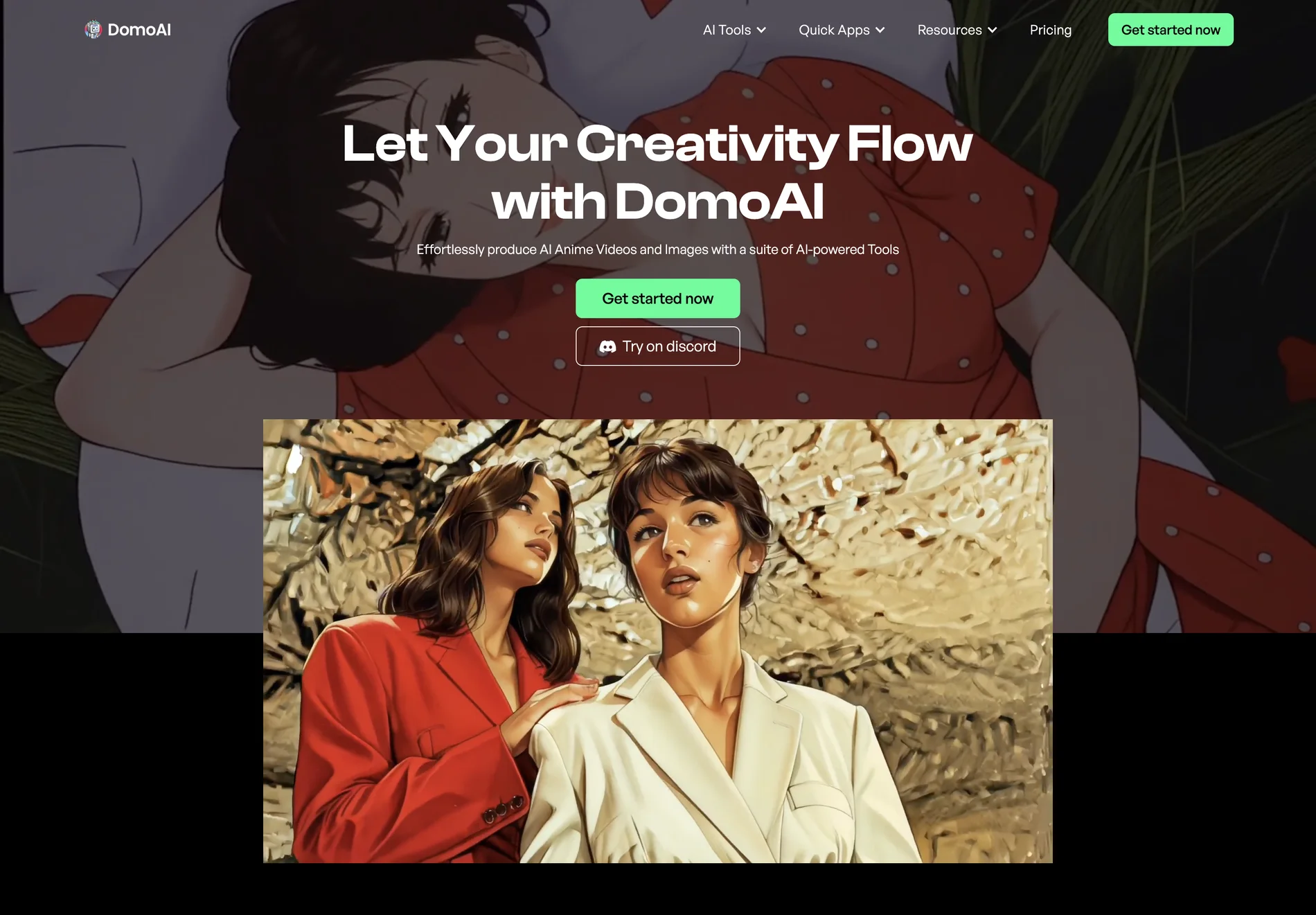 DomoAI: AI Art Generator & Video to Animation Converter